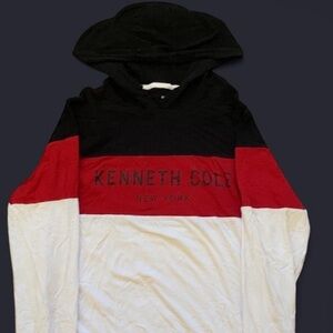 small black/red/white kenneth cole hoodie